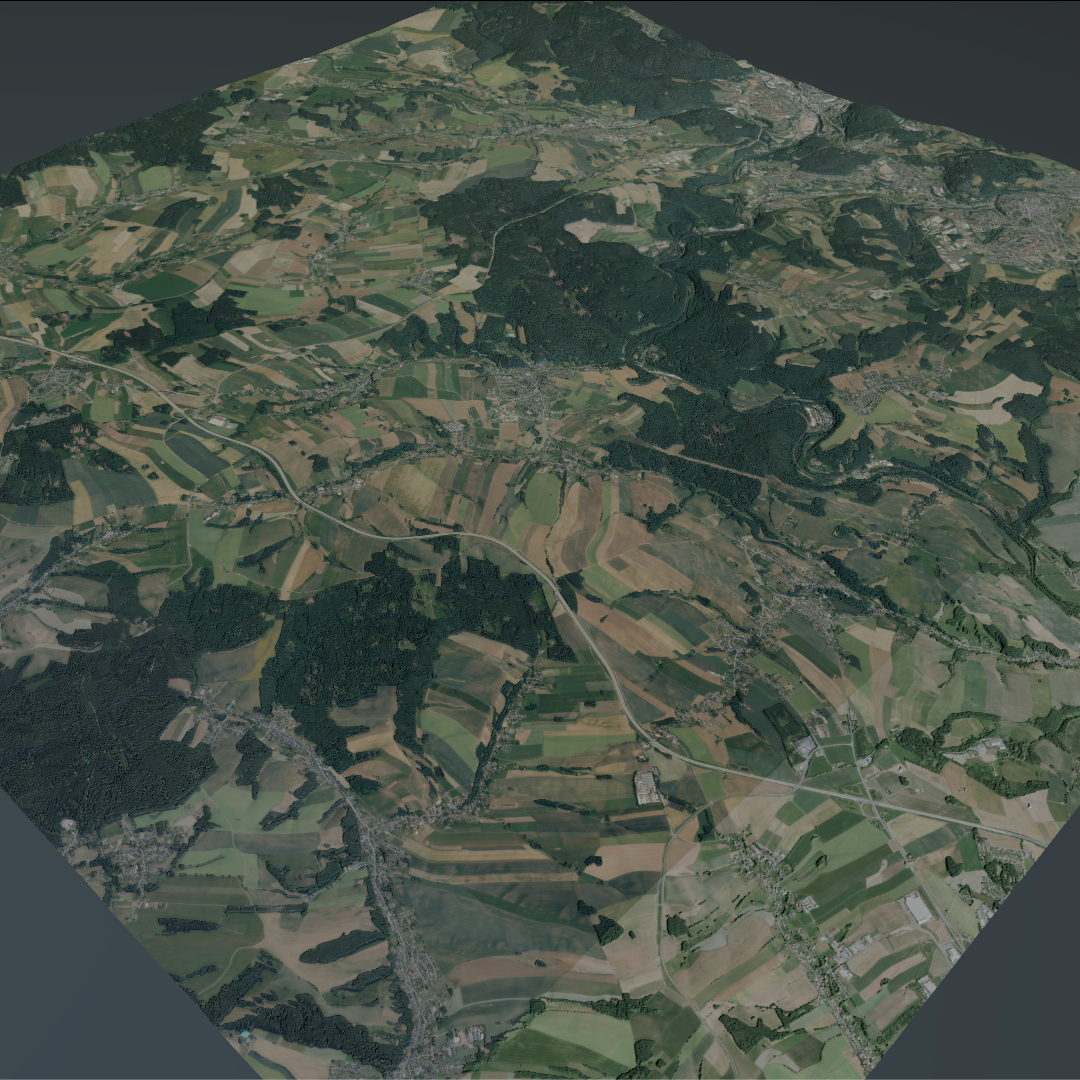 Lokales Terrain - Hochdetailliertes Terrain-Rendering